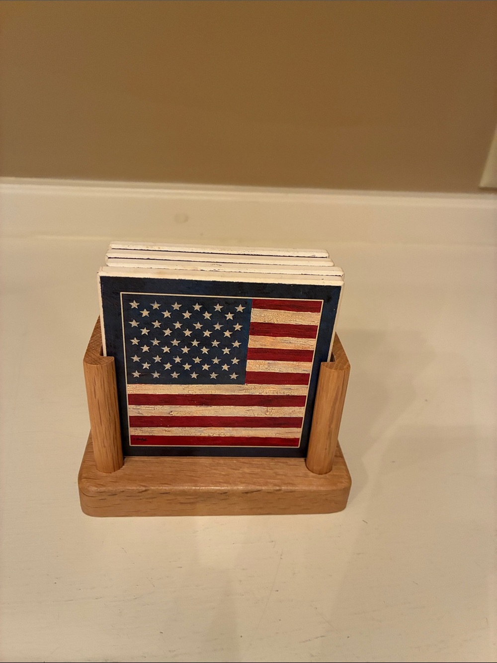Americana coaster set - Picture 1 of 2